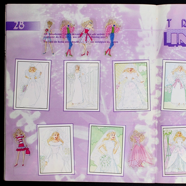 Barbie neueste Erlebnisse Panini Sticker Album komplett