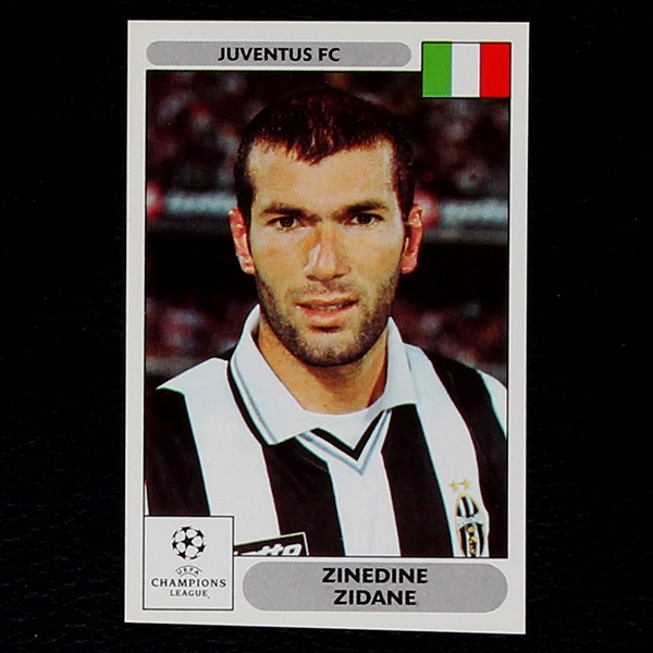 Zinedine Zidane Panini Sticker No. 186 - Champions League 2000