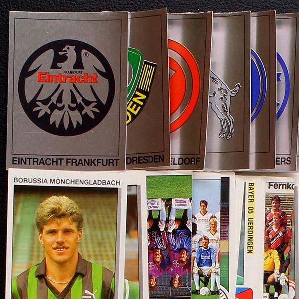 Fußball 89 und 92 Panini 100 Sticker