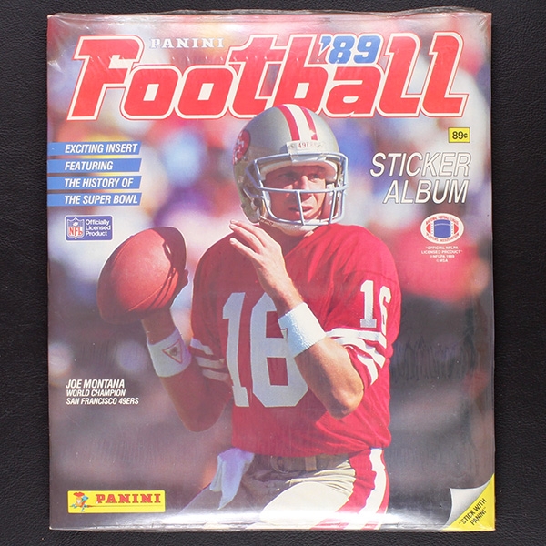 Football 89 NFL Panini Sticker Album