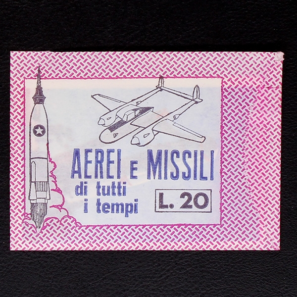 Aerei e Missili 1964 Panini Sticker Tüte - blau