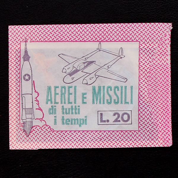Aerei e Missili 1964 Panini Sticker Tüte - grün