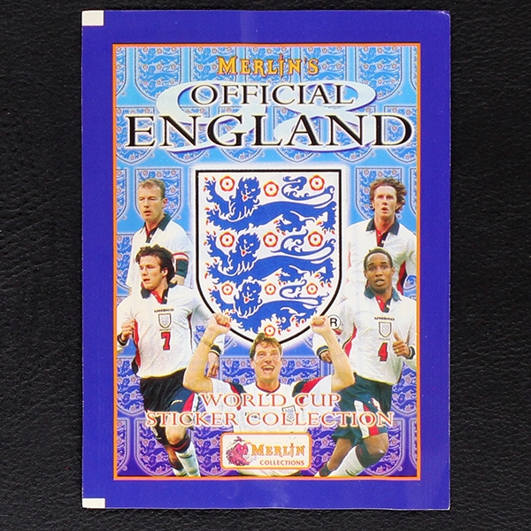 Official England 98 Merlin Sticker Tüte
