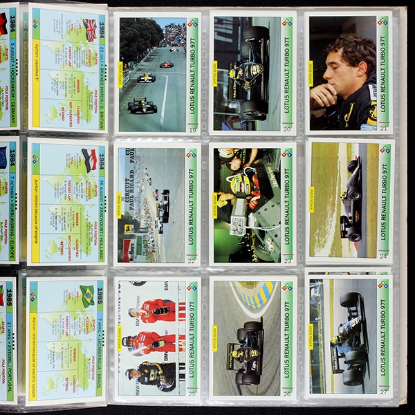 Senna PMC Trading Cards Album komplett