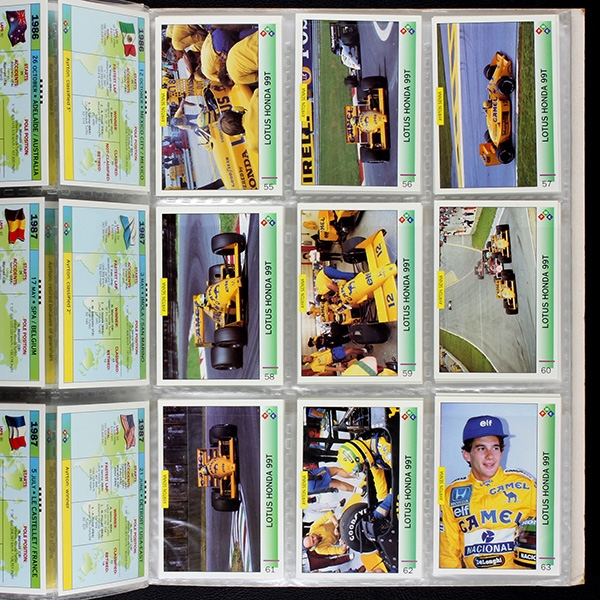 Senna PMC Trading Cards Album komplett
