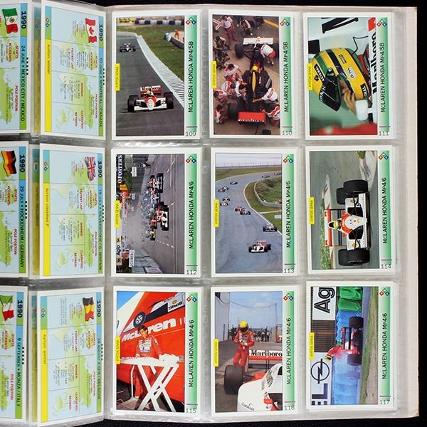 Senna PMC Trading Cards Album komplett