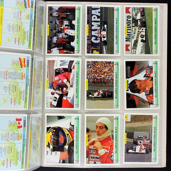 Senna PMC Trading Cards Album komplett