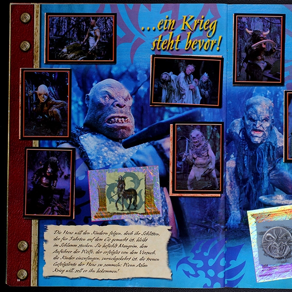 Narnia Panini Sticker Album komplett