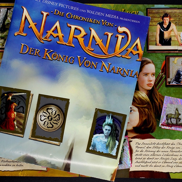 Narnia Panini Sticker Album komplett