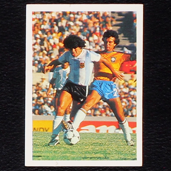 Maradona Bergmann Sticker No. 17 - Espana 82