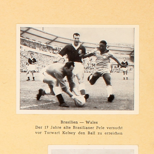 Fußball Weltmeisterschaft 1958 WS-Verlag Album fast komplett - Pele