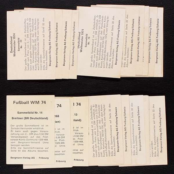 Deutschland Weltmeister 1974 Bergmann 22 Bilder
