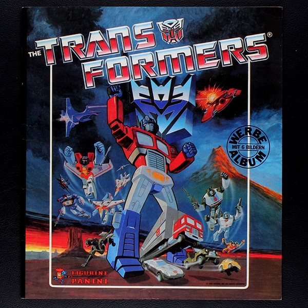 Transformers Panini Sticker Album