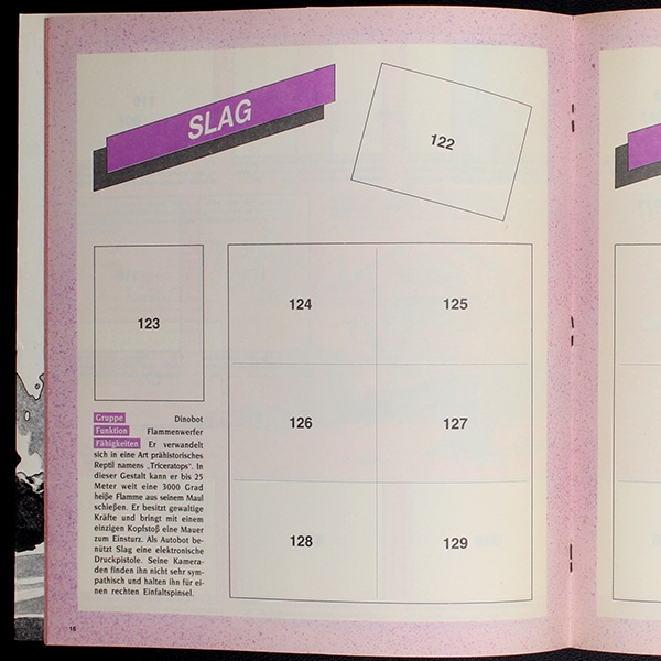 Transformers Panini Sticker Album teilgefüllt