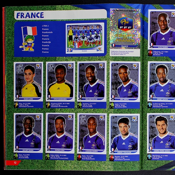 South Africa 2010 Panini Sticker Album komplett