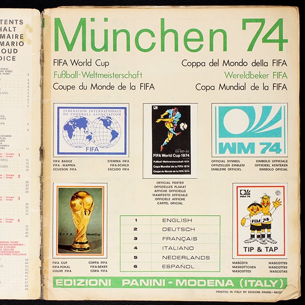 München 74 Panini Sticker Album komplett - lesen