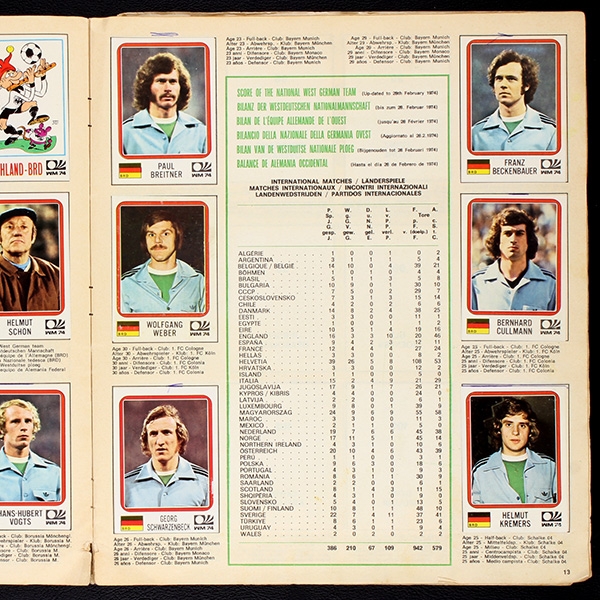 München 74 Panini Sticker Album komplett - lesen