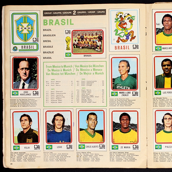 München 74 Panini Sticker Album komplett - lesen