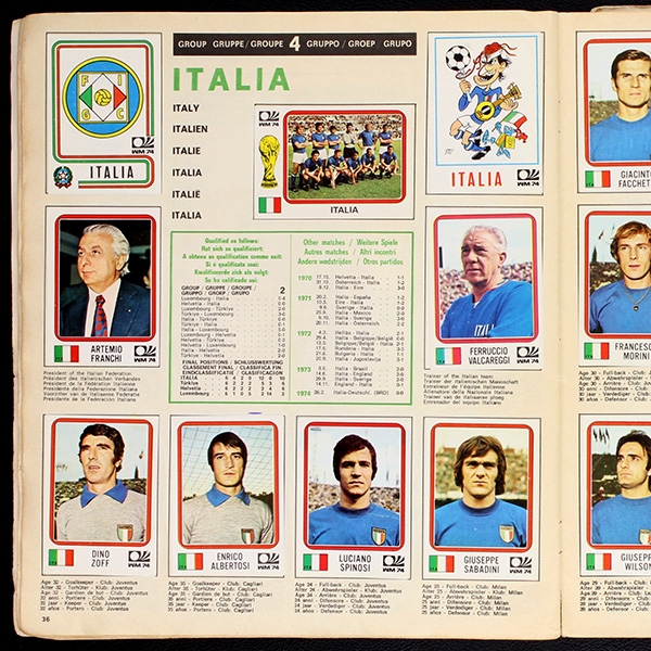 München 74 Panini Sticker Album komplett - lesen
