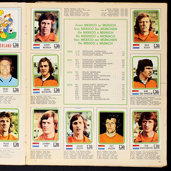 München 74 Panini Sticker Album komplett - lesen