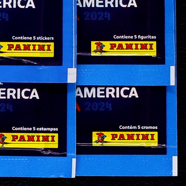Copa America USA 2024 Panini Sticker Tüte - Südamerika Version 4x