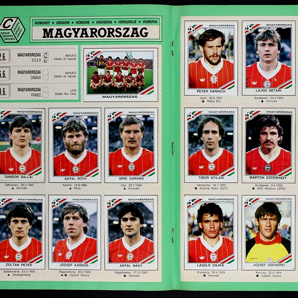 Mexico 86 Panini Sticker Album komplett