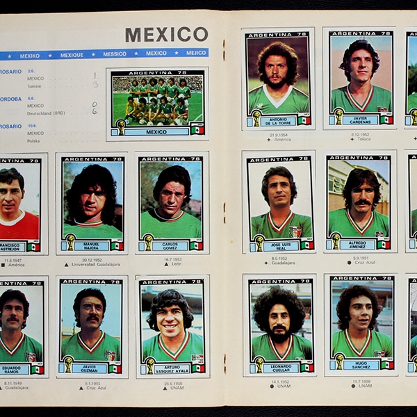 Argentina 78 Panini Sticker Album komplett