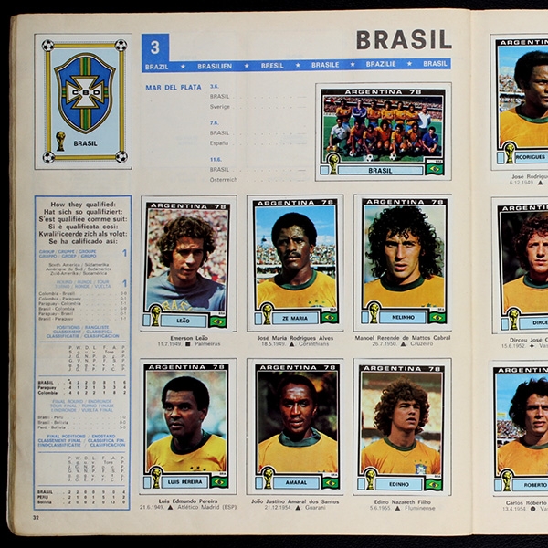 Argentina 78 Panini Sticker Album komplett
