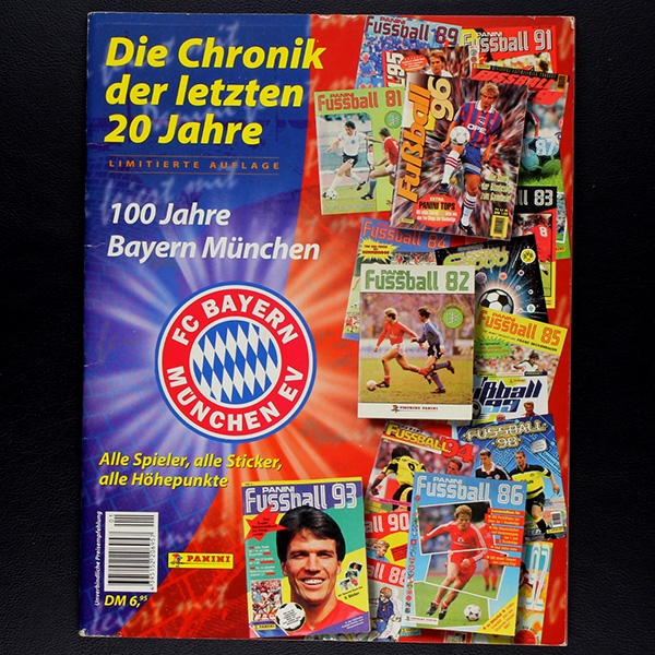 100 Jahre Bayern München Panini Broschüre 1999