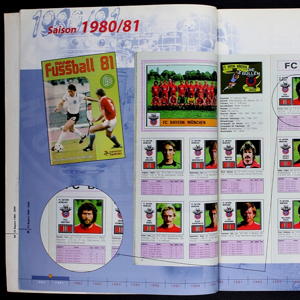 100 Jahre Bayern München Panini Broschüre 1999