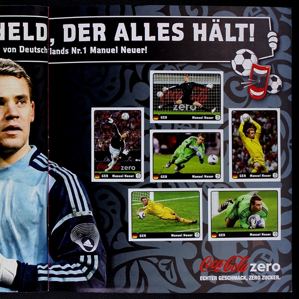 Euro 2012 Panini Sticker Album komplett
