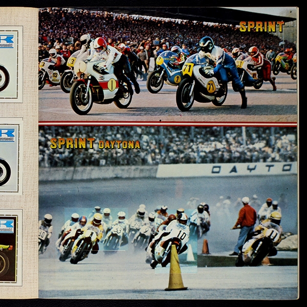 Super Moto Panini Sticker Album komplett