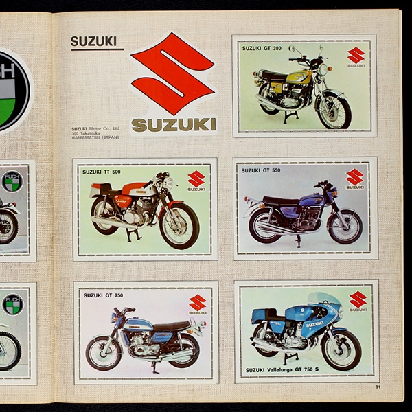 Super Moto Panini Sticker Album komplett
