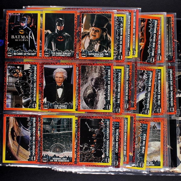 Batman Returns 1991 Topps Trading Cards komplett