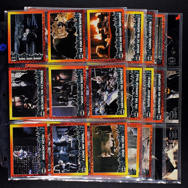 Batman Returns 1991 Topps Trading Cards komplett