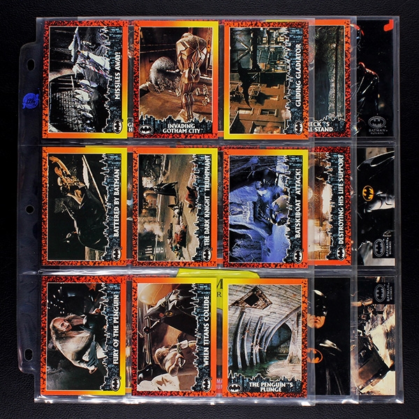 Batman Returns 1991 Topps Trading Cards komplett