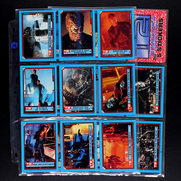 Terminator 2 Topps 1991 Trading Cards komplett