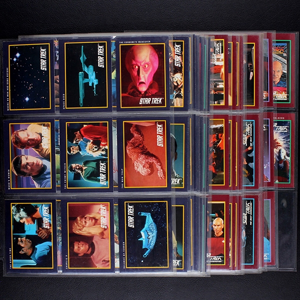 Star Trek TNG 1991 Impel Trading Cards komplett
