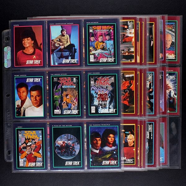 Star Trek TNG 1991 Impel Trading Cards komplett