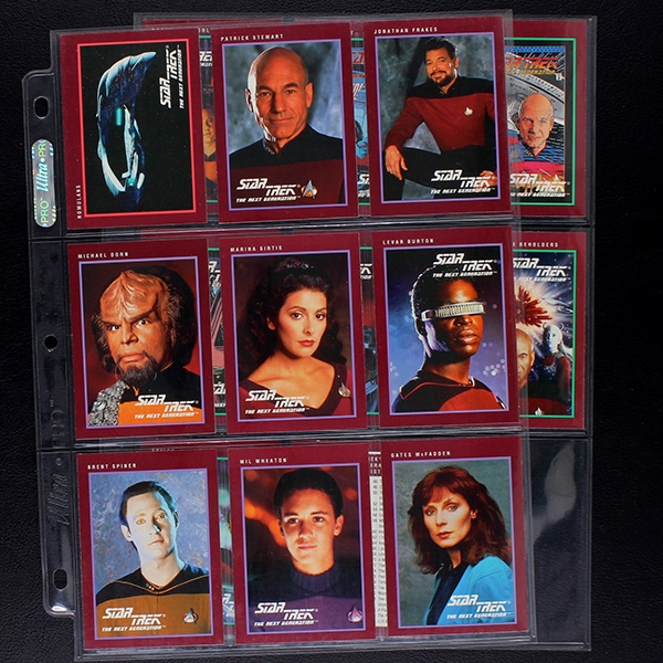 Star Trek TNG 1991 Impel Trading Cards komplett