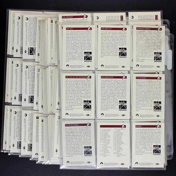 Star Trek TNG 1991 Impel Trading Cards komplett