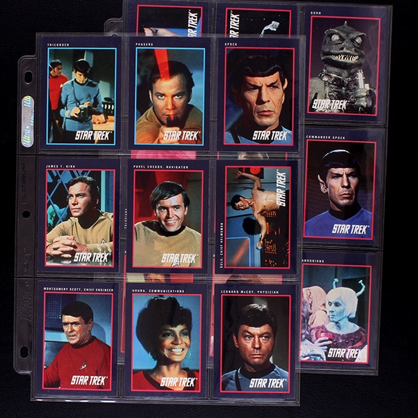 Star Trek TNG 1991 Impel Trading Cards komplett