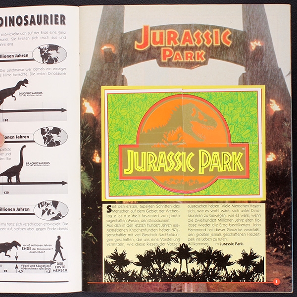 Jurassic Park Merlin Sticker Album fast komplett -5