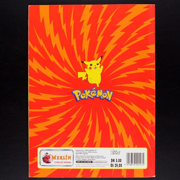 Pokemon Merlin Sticker Album