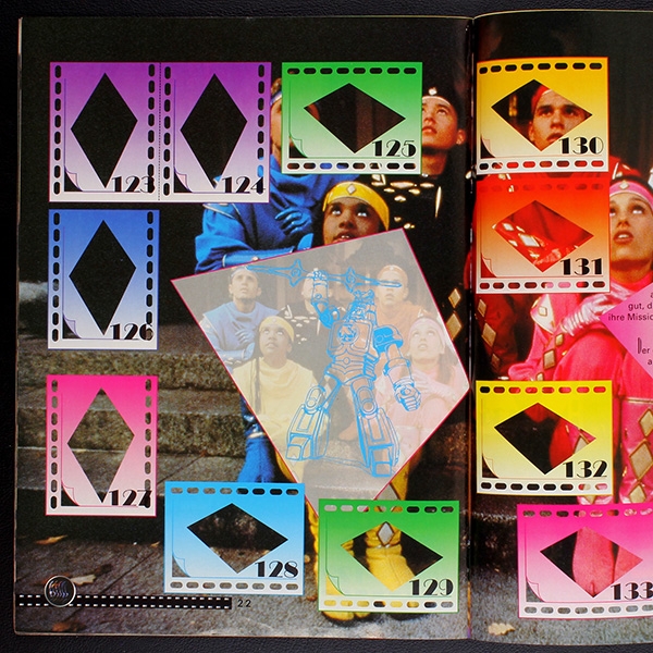 Power Ranger Film Merlin Sticker Album