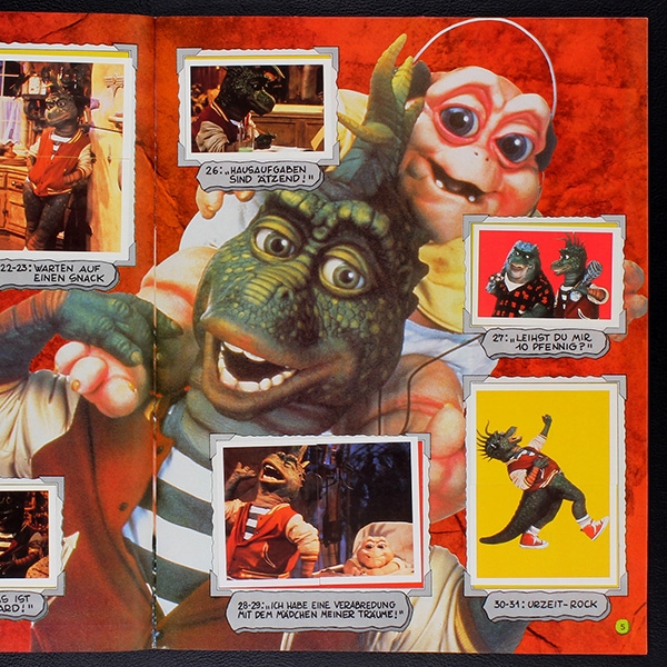 Dinosaurs Panini Sticker Album komplett