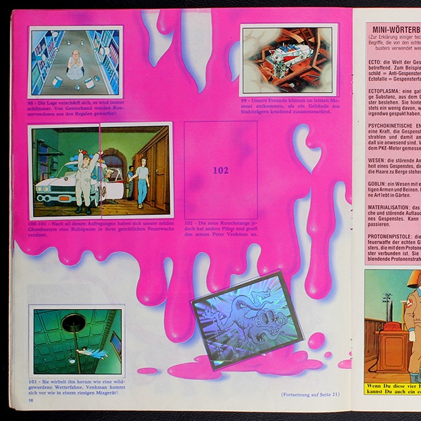 Ghostbusters Panini Sticker Album fast komplett -1