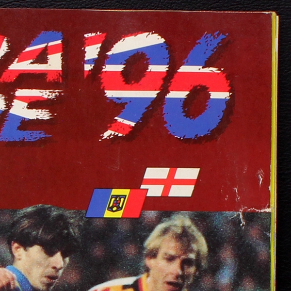 Euro 96 Panini Sticker Album komplett