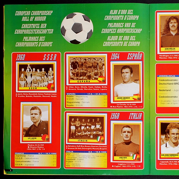 Euro 96 Panini Sticker Album komplett
