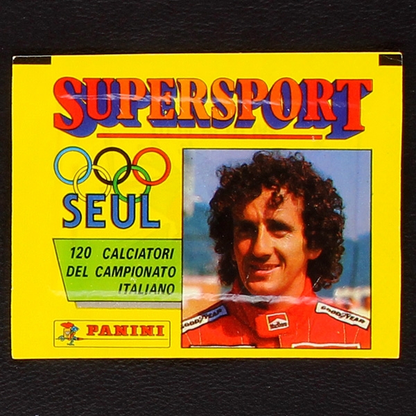Supersport Seul 1988 Panini Sticker Tüte - Alain Prost